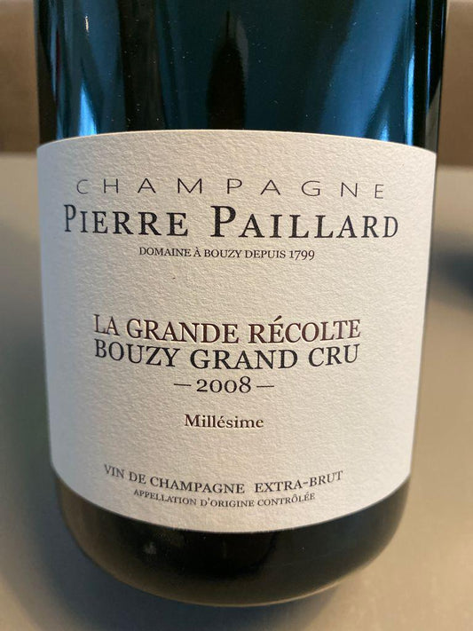 Champagne Pierre Paillard La Grand Recolte Extra Brut 2008  *FOR A VINTAGE AFFAIR SILENT AUCTION ONLY*