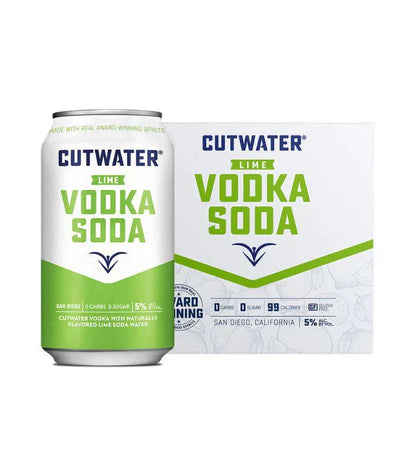 Cutwater Lime Vodka Soda 4-pack