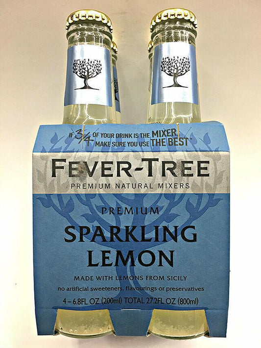 Fever Tree Sparkling Lemon 4-pack