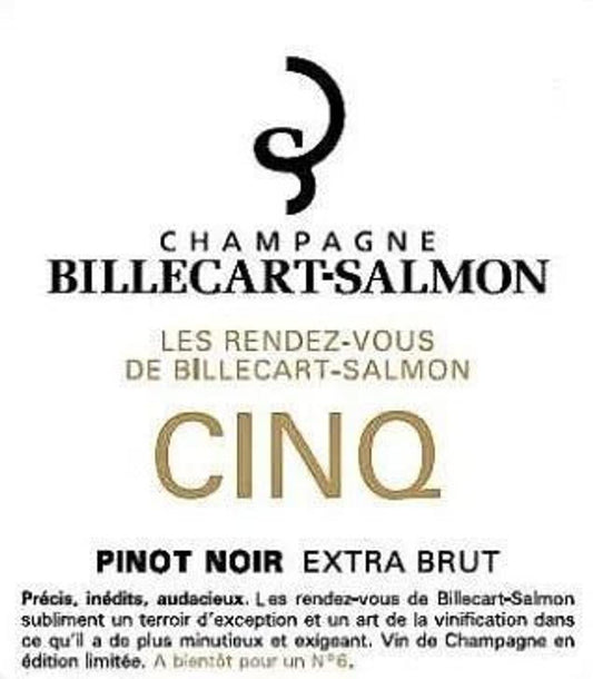 Champagne Billecart Salmon Les Rendez-voux Cinq Pinot Noir Extra Brut NV