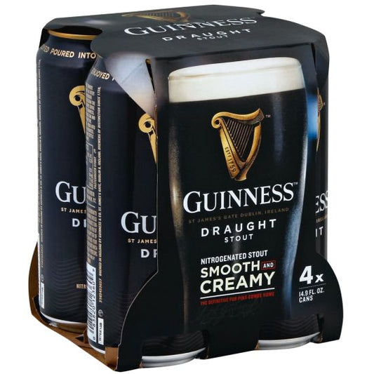 Guinness Draught 14.9oz. Cans -4pk