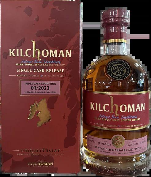 Kilchoman Scotch Malt Whisky ImpEx Cask Evolution 10 year old Marsala Cask Finish 103.2 Prf - 750ml