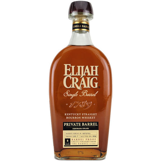 Elijah Craig Private Single Barrel, Barrel Proof Bourbon (120.2 prf) 750ml