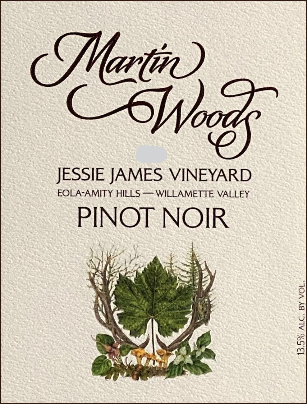 Martin Woods Pinot Noir Jessie James Vineyard Eola Amity Hills Willamette Valley 2021