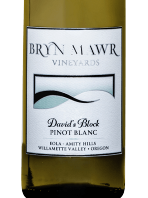 Bryn Mawr Pinot Blanc Willamette Valley 2022