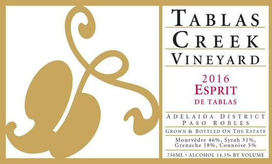 Tablas Creek Esprit De Tablas Paso Robles Red Wine 16