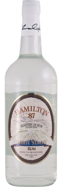 Hamilton White Stache Rum - 1.0L