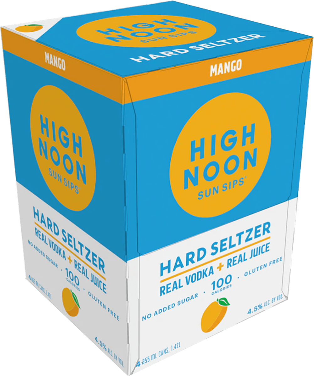 High Noon Mango Vodka & Soda 4-pack