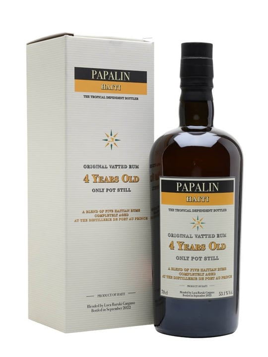 Papalin Haiti 4yr Pot Still Rum- 750ml