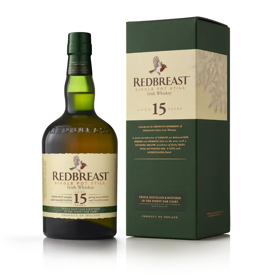 Redbreast Single Pot Still 15 year old Irish Whiskey