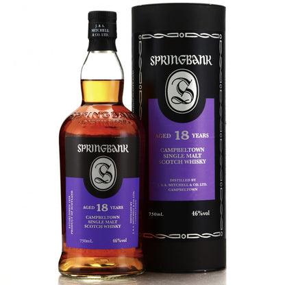 Springbank Single Malt Scotch Whisky 18yr- 750ml