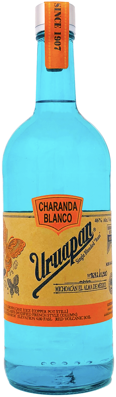 Uruapan Charanda Blanco Single Blended Rum- Ltr